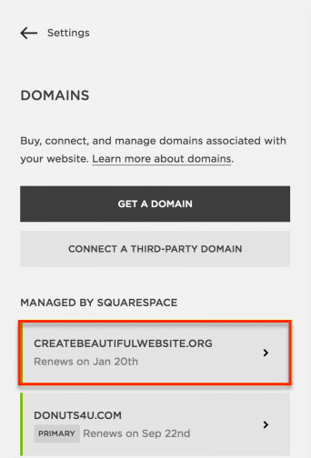 Preparing Your Squarespace Domain for Transfer - Brighter ...